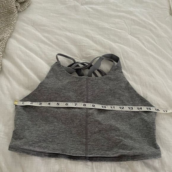 Free People Movement Grey Mantra Cropped Tank Top - Picture 5 of 8